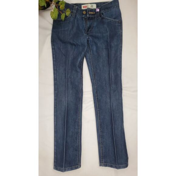 Levis Boys Size 10 Regular 511 Slim Straight Leg Jeans Medium Wash 25x25 - Picture 7 of 12